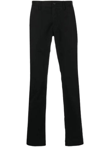 Logo Slim Fit Straight Pants Black - POLO RALPH LAUREN - BALAAN 1