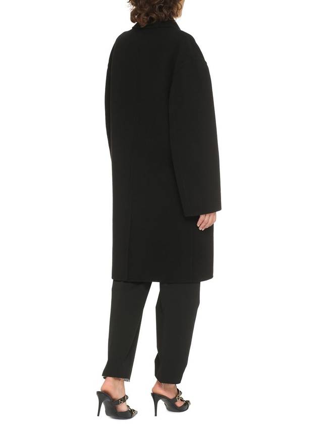 Women's Double Coat Black - BOTTEGA VENETA - BALAAN 5