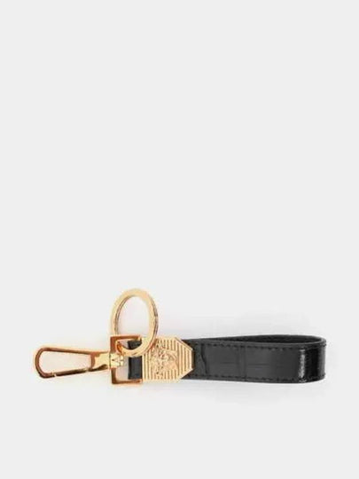 Medusa Leather Strap Keyholder Black - VERSACE - BALAAN 2