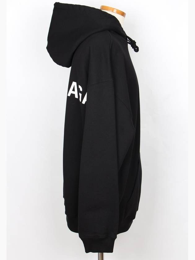 Back Logo Hoodie Black XL - BALENCIAGA - BALAAN 6