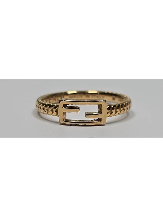 Baguette soft gold ring - FENDI - BALAAN 2