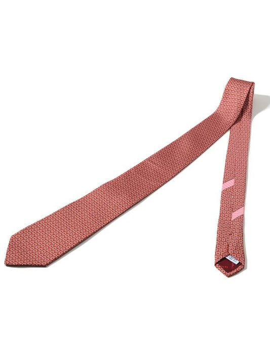 Gancini Pattern 35 0945 05 768505 Silk Tie - SALVATORE FERRAGAMO - BALAAN 2