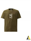 30/1 Jersey British Sailor Short Sleeve T-Shirt Green - CP COMPANY - BALAAN 2