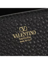 Signature V Logo Tote Bag Black - VALENTINO - BALAAN 6