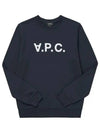 VPC Logo Crew Neck Sweatshirt Navy - A.P.C. - BALAAN 3