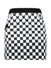 Women s Butterfly Checkerboard Culottes Skirt BMU4M102W - LUX GOLF - BALAAN 3