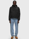 Alexandre Mattiussi Windbreaker Hoodie Black - AMI - BALAAN 3