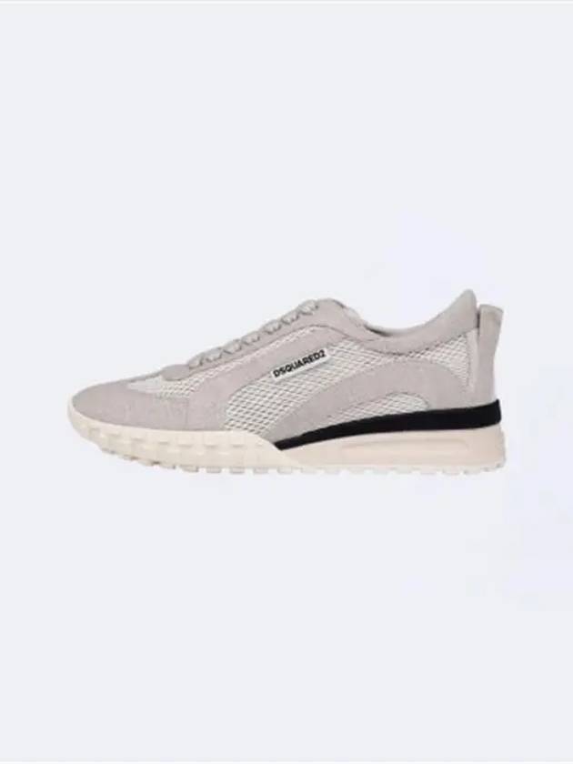 Canvas Low Top Sneakers Beige - DSQUARED2 - BALAAN 2