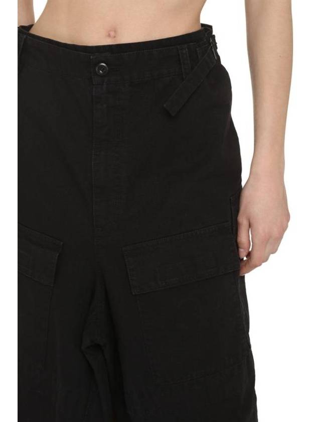 Apron Cargo Pants A Line Skirt Black Black - BALENCIAGA - BALAAN 6