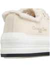 Walk'n Platform Cotton Canvas Low Top Sneakers Beige - DIOR - BALAAN 5