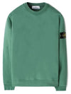 Compass Patch Cotton Sweatshirt Sage Green - STONE ISLAND - BALAAN 2