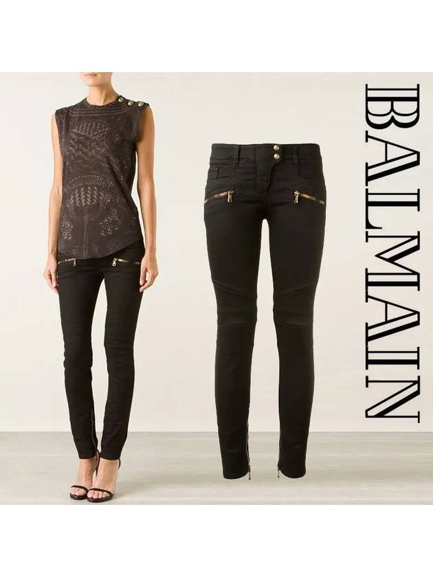 Women's Slim Pants 5455 C0100 - BALMAIN - BALAAN 2