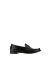 Mocassini Leather Monogram Loafer Black - SAINT LAURENT - BALAAN 2