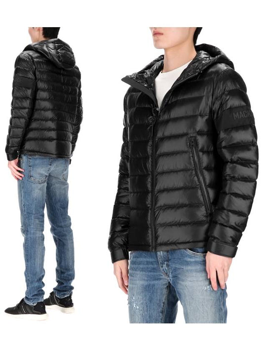 KEAGAN RS BLACK Men's Hooded Down Padded Jacket - MACKAGE - BALAAN 1