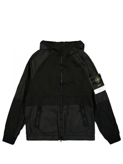 Nylon Metal Watro-TC Hooded Jacket Black - STONE ISLAND - BALAAN 2