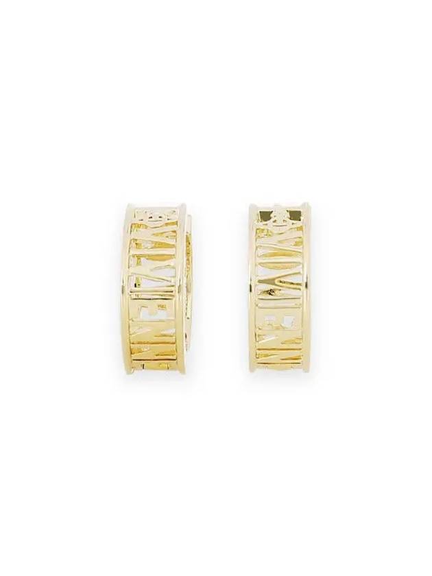 metal hoop earrings gold - VIVIENNE WESTWOOD - BALAAN 3