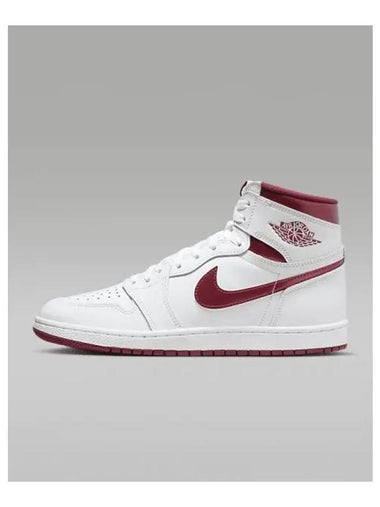 Air Jordan 1 High 85 Metallic Burgundy Sneakers White Team Red BQ4422 161 697994 - NIKE - BALAAN 1