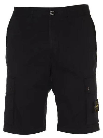 Wappen Cargo Bermuda Shorts Navy - STONE ISLAND - BALAAN 2