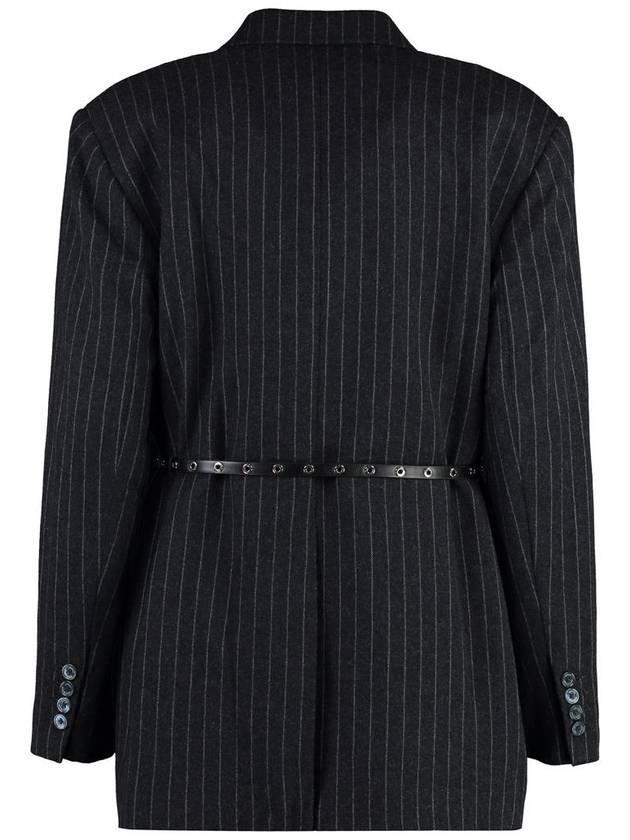 Michael Kors Pinstripe Double Breasted Blazer - MICHAEL KORS - BALAAN 2