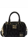 Matelasse Nappa Leather Tote Bag Black - MIU MIU - BALAAN 2