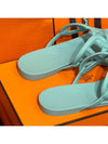 Women's Ezeri Sandals Jelly Shoes Mint - HERMES - BALAAN 8