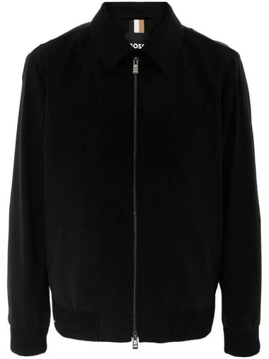 C Hanry Wing Zip-Up Jacket Black - HUGO BOSS - BALAAN 1