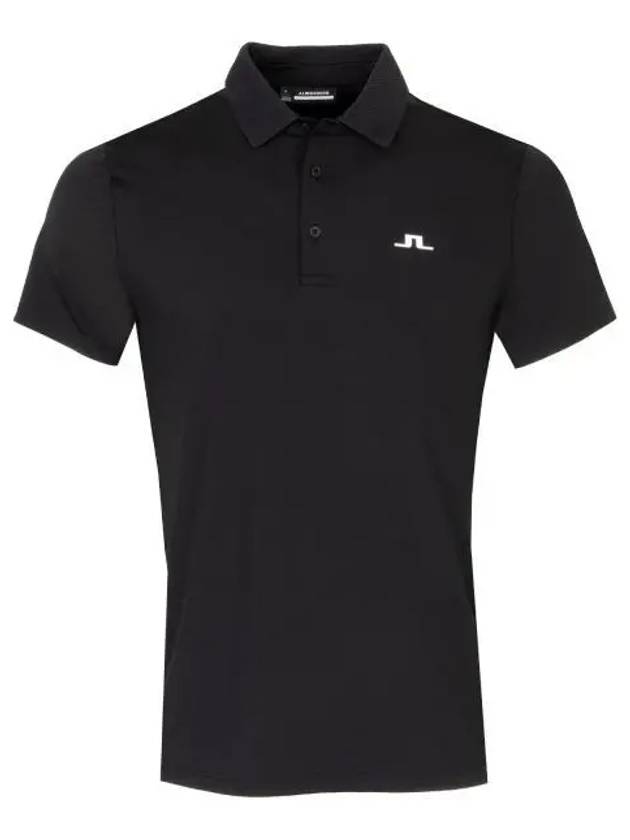 Men's Duff Regular Polo Shirt Black - J.LINDEBERG - BALAAN 2