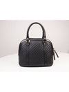 Microssima Small Dome Tote Bag Black - GUCCI - BALAAN 4