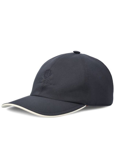 Embroidered Logo Ball Cap Navy - LORO PIANA - BALAAN 2