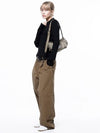 Four Woman Women s M243PT01BRW Corduroy One Tuck Wide Pants Brown - CHANCE'S NOI - BALAAN 4