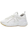 Rockaway Leather Low Top Sneakers White - ACNE STUDIOS - BALAAN 3