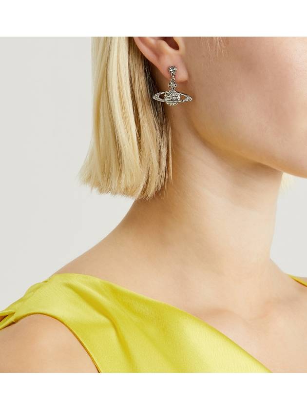 Mini Bas Relief Drop Earrings Silver - VIVIENNE WESTWOOD - BALAAN 6