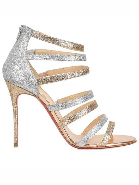 Glitter Cage Sandals 59I G6N011 - CHRISTIAN LOUBOUTIN - BALAAN 1