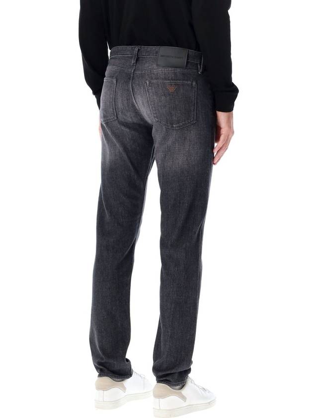 denim straight jeans black - EMPORIO ARMANI - BALAAN 3