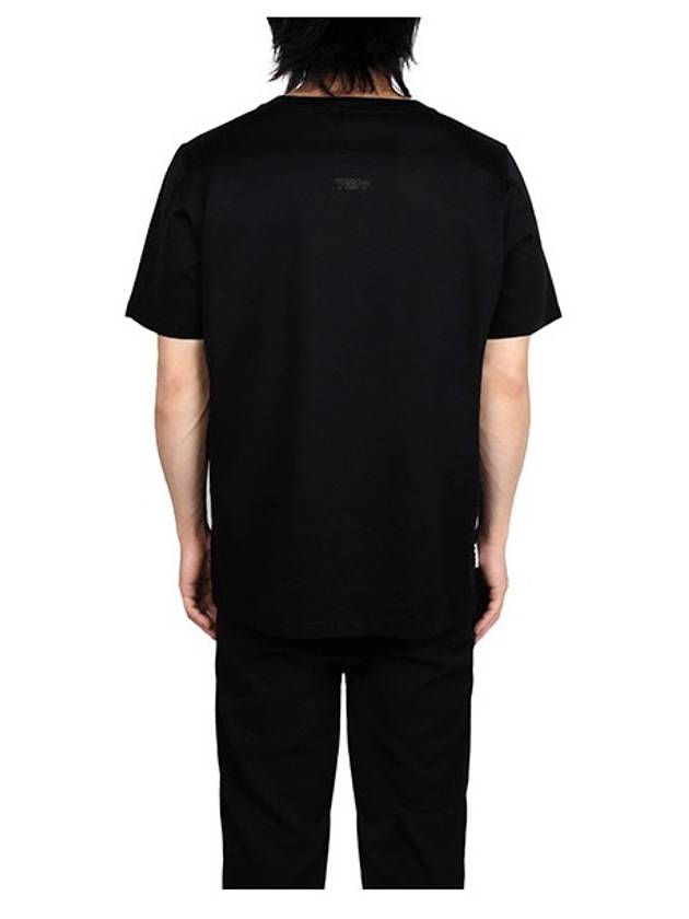 Shadow Project Logo Short Sleeve T-Shirt Black - STONE ISLAND - BALAAN 5