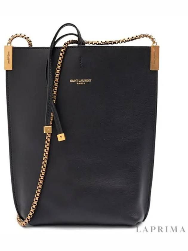 Suzanne Small Hobo Shoulder Bag Black - SAINT LAURENT - BALAAN 5