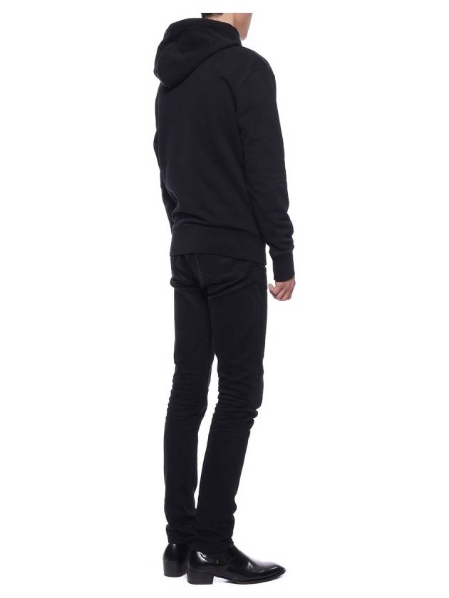 Chillax Fox Patch Classic Hoodie Black - MAISON KITSUNE - BALAAN 7