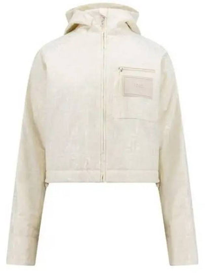 FF Logo Hooded Jacket Off-White - FENDI - BALAAN 2