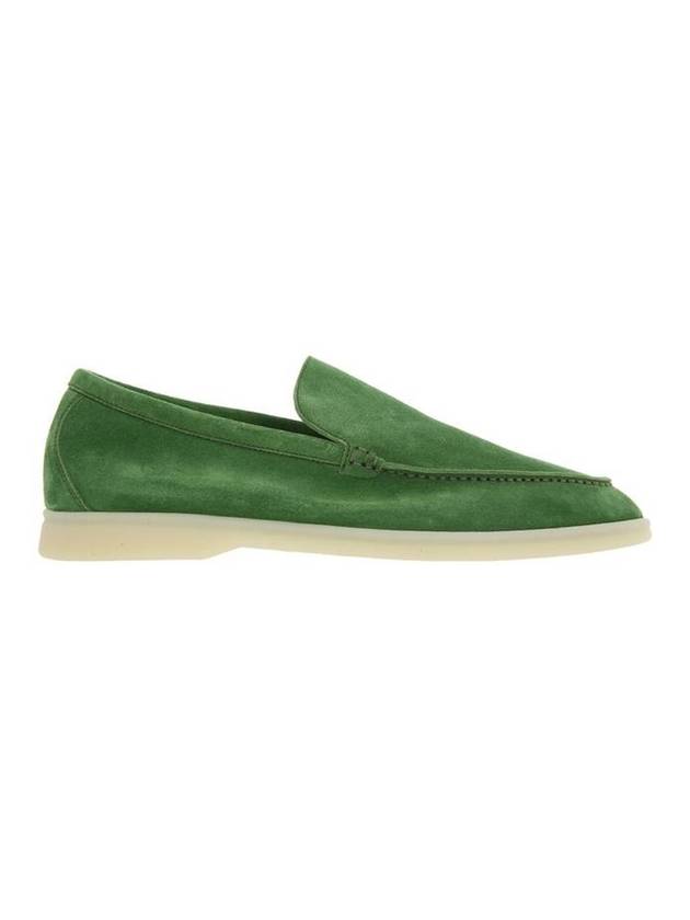 Summer Walk Suede Loafers Viridian Veil - LORO PIANA - BALAAN 1