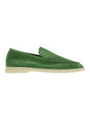 Summer Walk Suede Loafers Viridian Veil - LORO PIANA - BALAAN 1