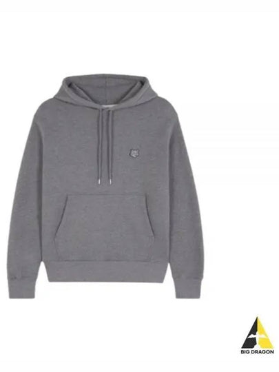 Bold Fox Head Patch Comfort Hoodie Grey - MAISON KITSUNE - BALAAN 2