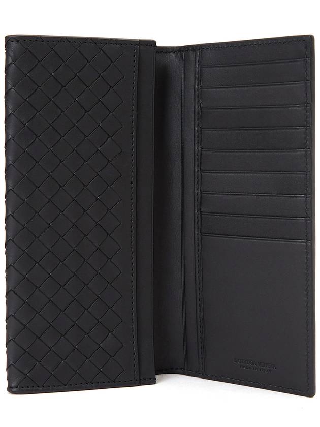 Intrecciato Continental Long Wallet Black - BOTTEGA VENETA - BALAAN 6