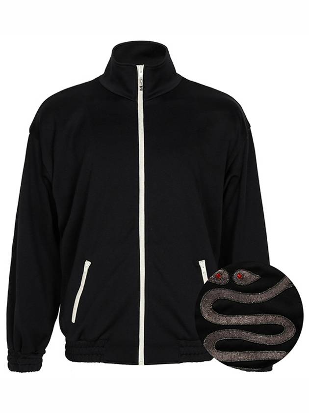 Snake Beads Track Jacket Black - CELINE - BALAAN 1