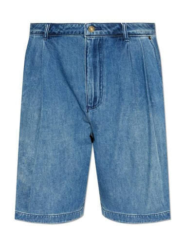 Michael Michael Kors Denim Shorts, Women's, Blue - MICHAEL KORS - BALAAN 1