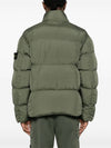 Garment Dyed Crinkle Reps Down Padding Olive - STONE ISLAND - BALAAN 6