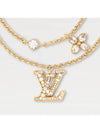 Lady LV Double Chain Bracelet Gold - LOUIS VUITTON - BALAAN 5