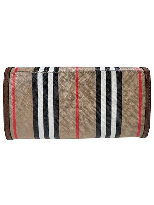 Halton Icon Stripe Long Wallet Beige - BURBERRY - BALAAN 4