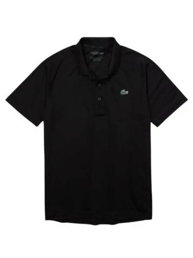 Logo Basic Short Sleeve PK Shirt Black - LACOSTE - BALAAN 2