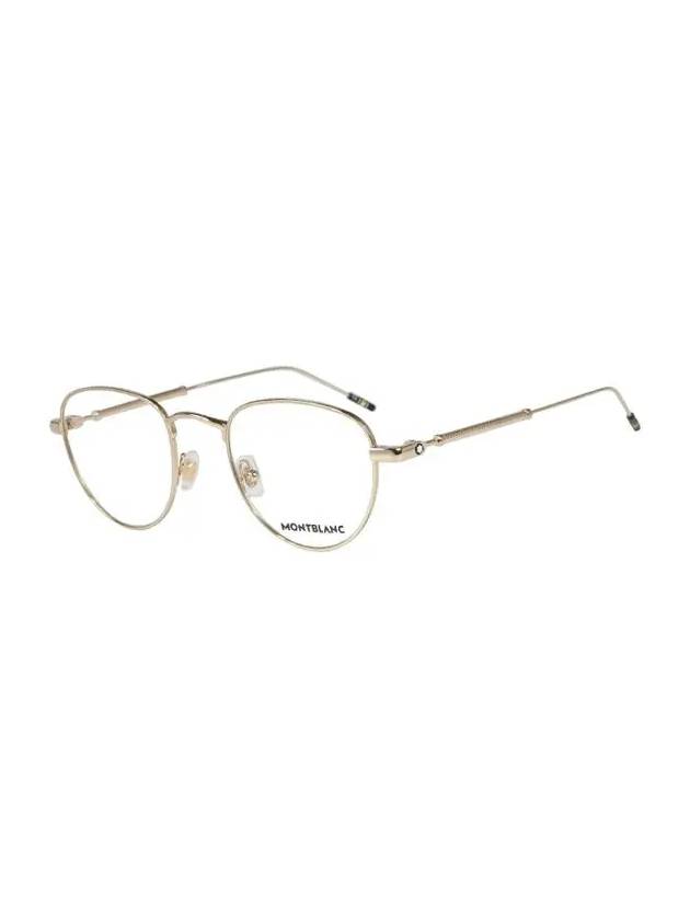 Eyewear Round Metal Eyeglasses Gold - MONTBLANC - BALAAN 4