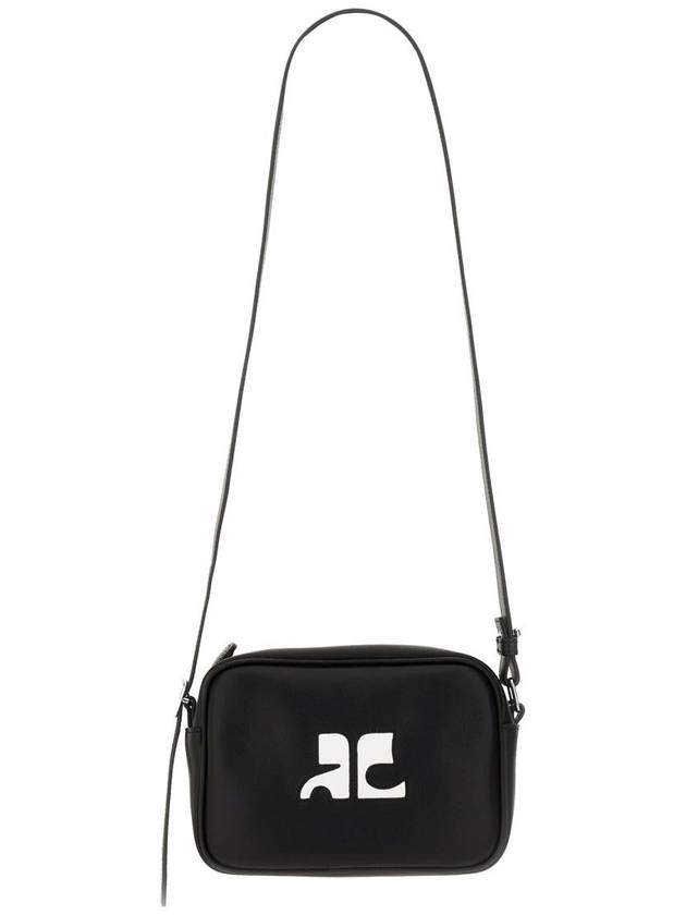 Leather Top Handle Cross Bag Black - COURREGES - BALAAN 2